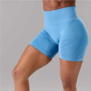 Alphalete Revive High Rise Short - Coastal Blue